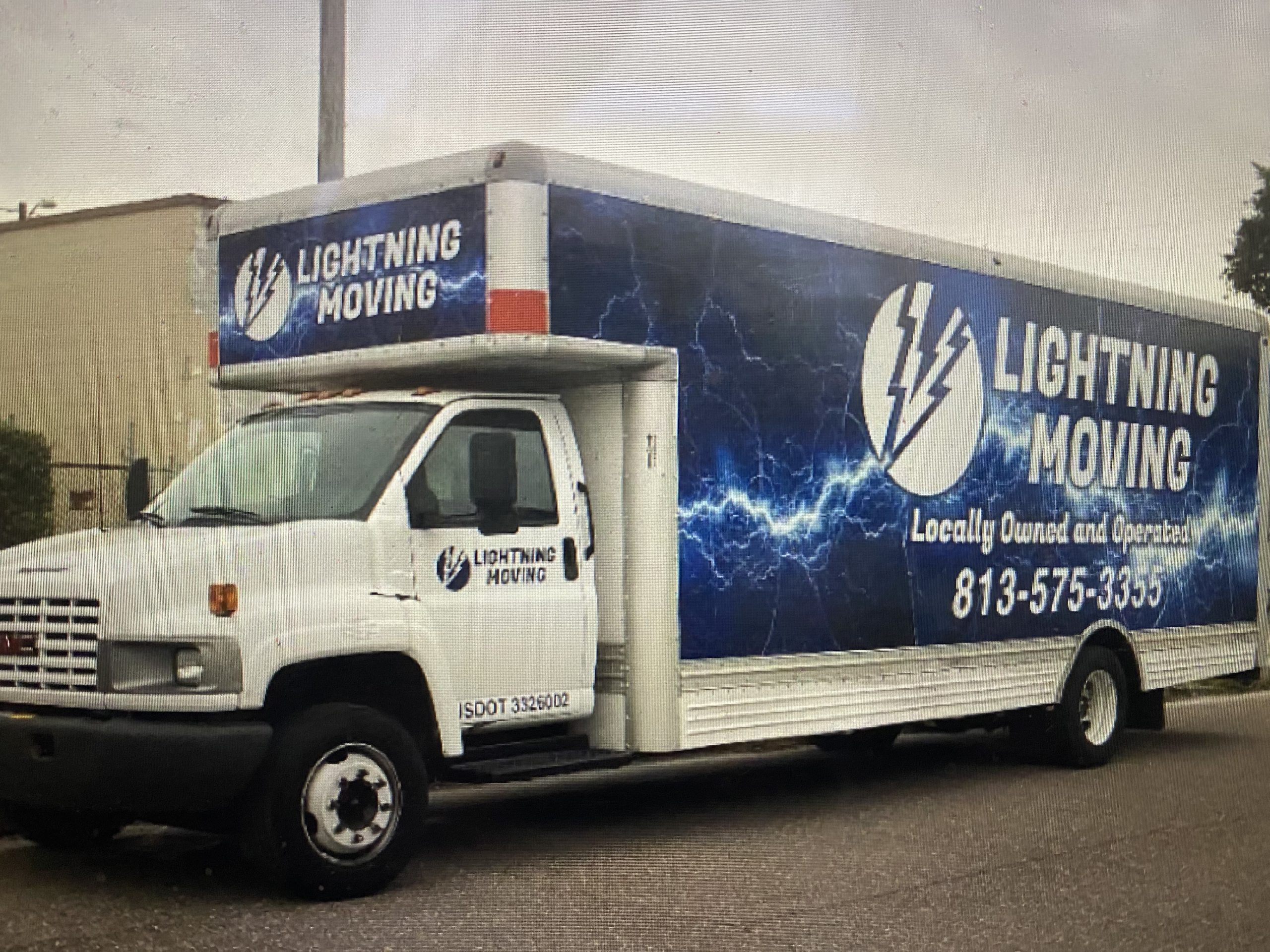 Box Truck Wrap For Lightning Moving