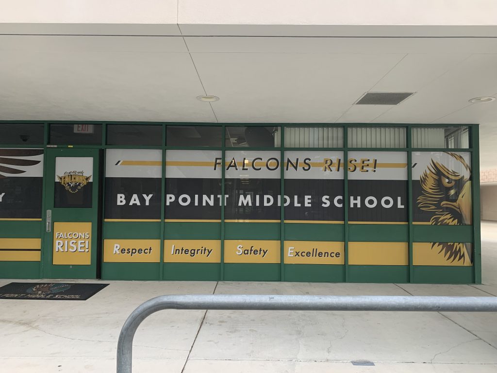 A Closer Look at Bay Point Middle School’s Custom Window Perfs - Hit ...